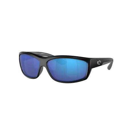 Costa Mannelijk Sunglass 6S9020 Saltbreak - Framekleur: Matzwart, Lenskleur: Blauw gespiegeld