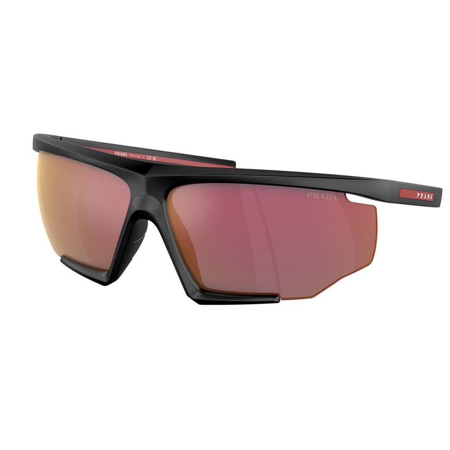 Prada Linea Rossa PS07YS DG010A Zwart Heren Zonnebril