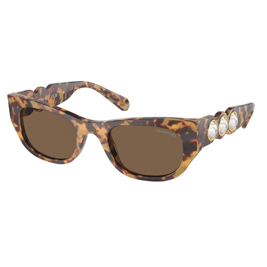 Swarovski SK6022F Aziatische pasvorm 104073 Tortoiseshell Dames Zonnebril