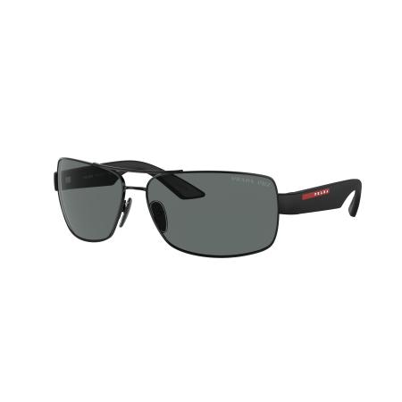 Prada Linea Rossa Mannelijk Sunglass PS 50ZS - Framekleur: Zwart, Lenskleur: Polar donkergrijs