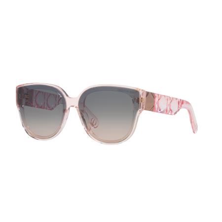 DIOR Vrouwelijk Sunglass CD40164I - Framekleur: Roze, Lenskleur: Grijs Gradiënt