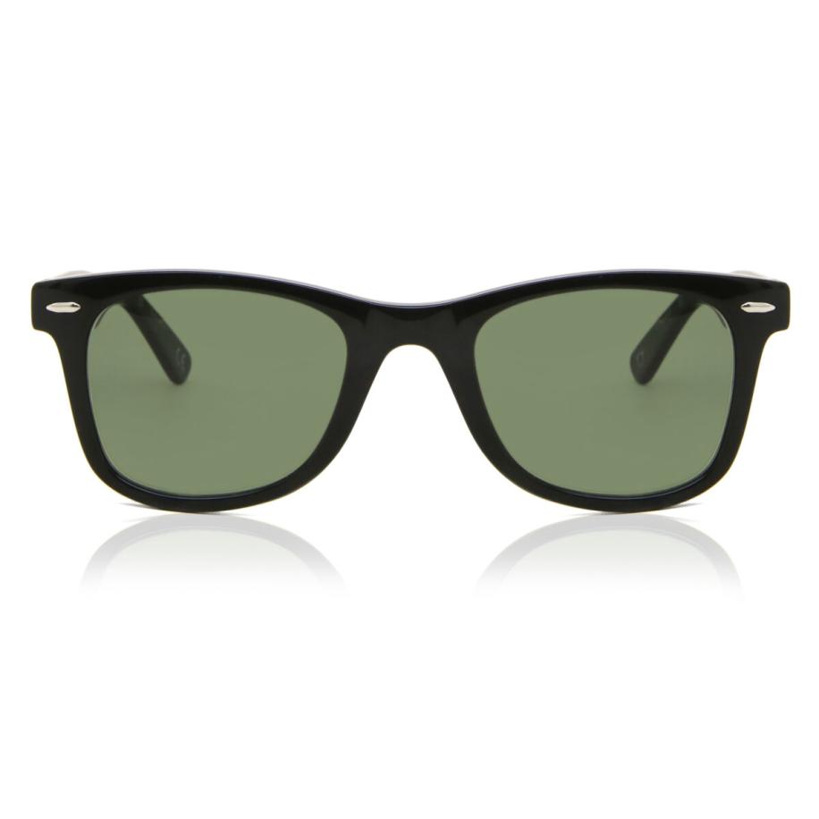 Heren Vierkant Volledige rand Plastic Zwart Zonnebril - SmartBuy Collection
