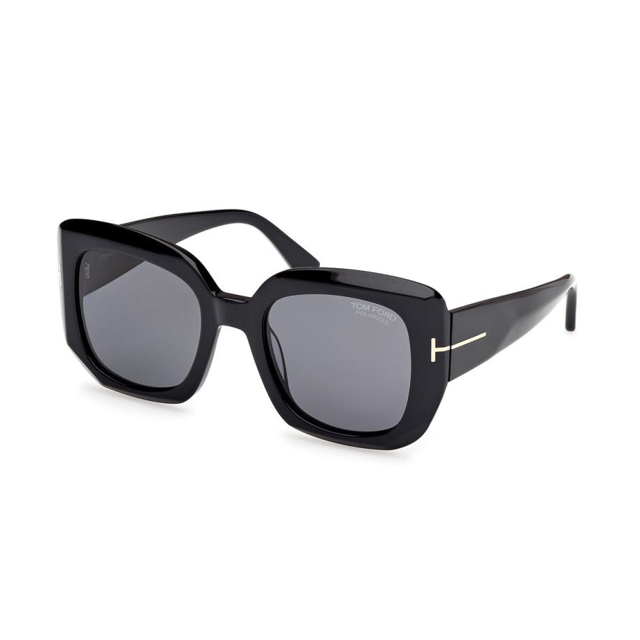 Tom Ford FT1220 CARLA-02 Polarized 1D Zwart Dames Zonnebril