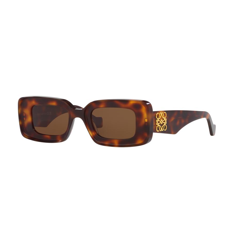Loewe Vrouwelijk Sunglass Anagram LW40101I - Framekleur: Tortoise, Lenskleur: Bruin Bruin