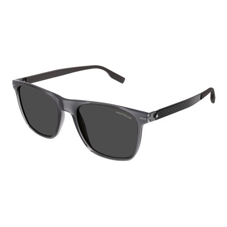 Montblanc MB0248S 004 Grijs Heren Zonnebril
