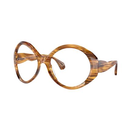 Alain Mikli Vrouwelijk Sunglass A05503 - Framekleur: Havana gestreept, Lenskleur: Meekleurend helder naar amber kwarts