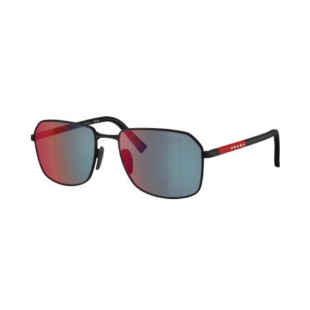 Prada Linea Rossa PS A51S DG008F Zwart Heren Zonnebril