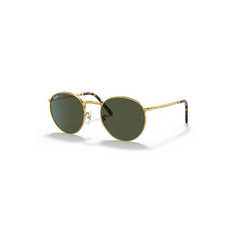 Ray-Ban RB3637 New Rond 919631 Goud Heren Zonnebril Goud