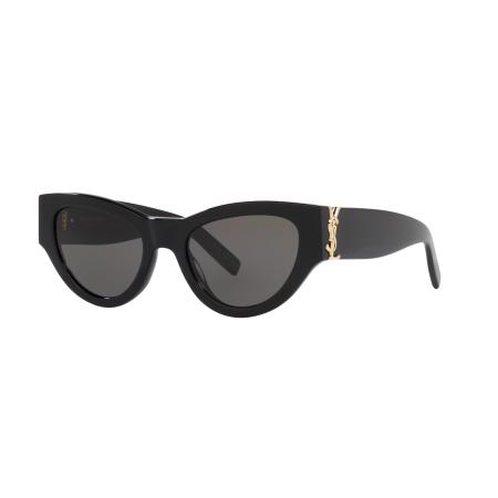 Saint Laurent Vrouwelijk Sunglass SL M94 - Framekleur: Zwart, Lenskleur: Grijs