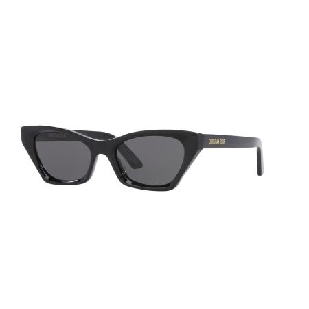 DIOR Vrouwelijk Sunglass DiorMidnight B1 - Framekleur: Zwart glanzend, Lenskleur: Dofgrijs