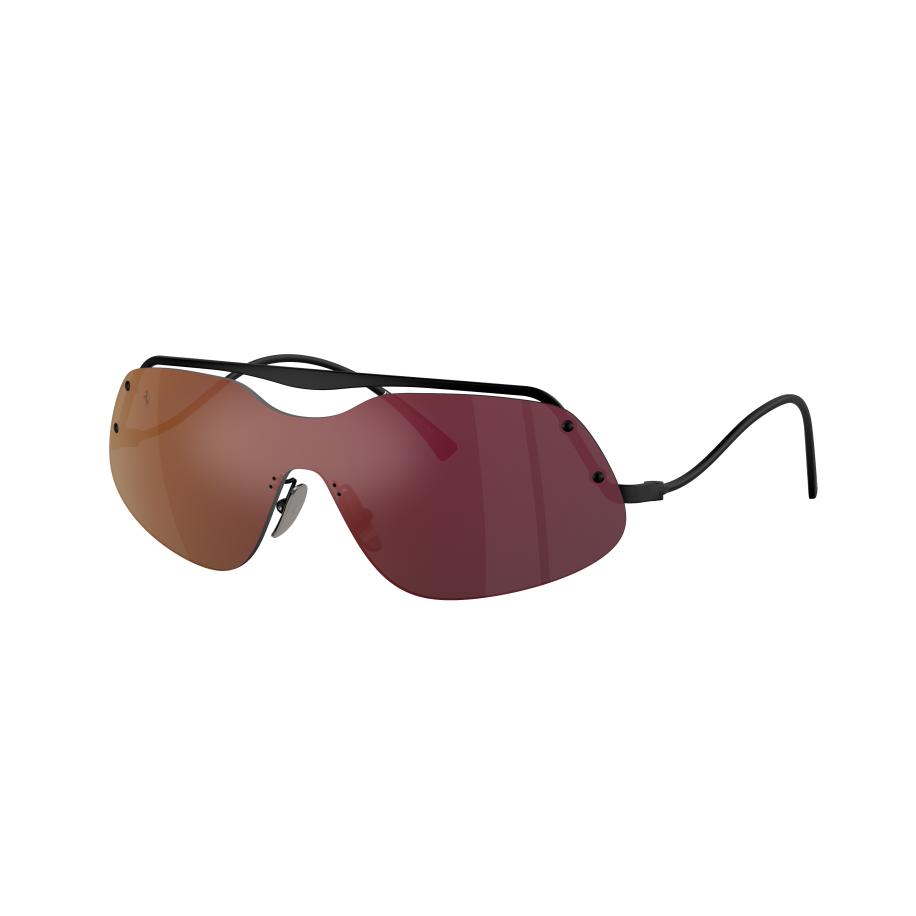 Ferrari Unisex Sunglass FH1007 - Framekleur: Matzwart, Lenskleur: Gespiegeld Brons Multicolor