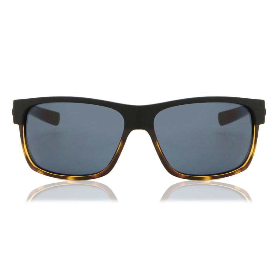 Costa Del Mar 6S9026 Half Moon Polarized 902601 Zwart Heren Zonnebril Grijs