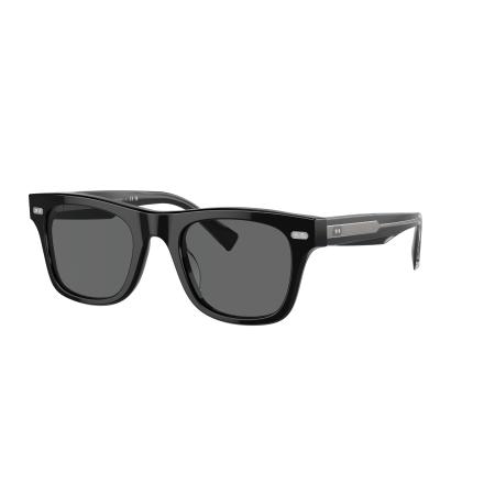 Brunello Cucinelli Unisex Sunglass BC4002S Mr.Brunello - Framekleur: Zwart, Lenskleur: Donkergrijs