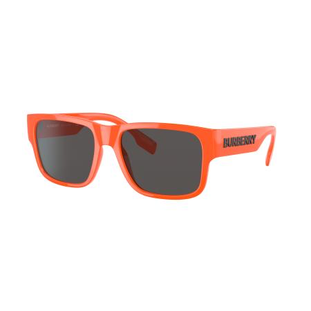 Burberry Mannelijk Sunglass BE4358 Knight - Framekleur: Oranje, Lenskleur: Donkergrijs