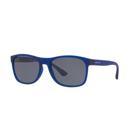 Sunglass Hut Collection Mannelijk Sunglass HU2020 - Framekleur: Matblauw, Lenskleur: Donkergrijs Polar