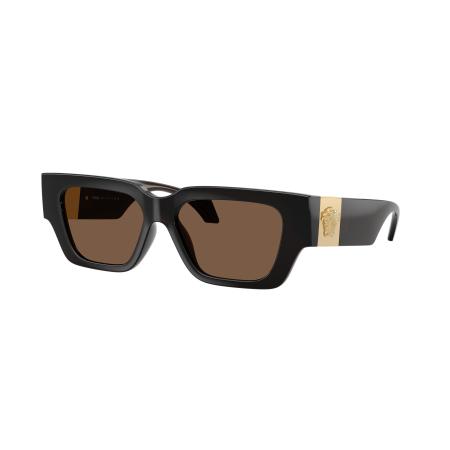 Versace Vrouwelijk Sunglass VE4497U - Framekleur: Transparant bruin, Lenskleur: Bruin