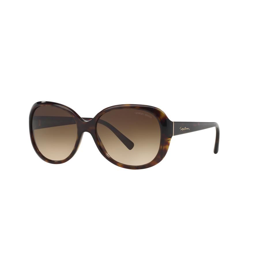 Giorgio Armani Vrouwelijk Sunglass AR8047 - Framekleur: Havana, Lenskleur: Bruin Gradiënt Bruin