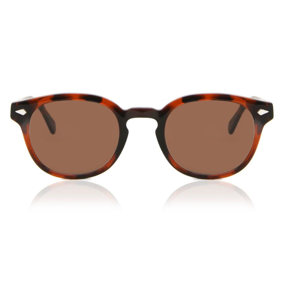 Heren Ovaal Volledige rand Plastic Tortoiseshell Zonnebril - SmartBuy Collection