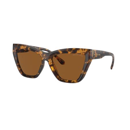 Michael Kors Vrouwelijk Sunglass MK2211U Dubai - Framekleur: Donker tortoise, Lenskleur: Amber effen