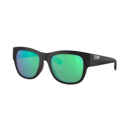 Costa Vrouwelijk Sunglass 6S9084 Caleta - Framekleur: Netzwart, Lenskleur: Groen gespiegeld