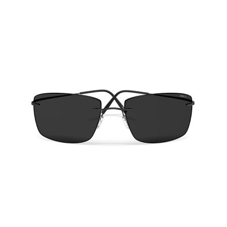 Silhouette Avior Randloos 8741/75 Polarized 9040 Zwart Heren Zonnebril