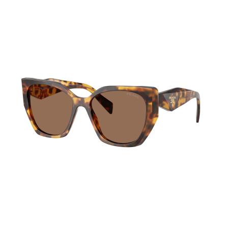 Prada Vrouwelijk Sunglass PR 19ZS - Framekleur: Honing Tortoise, Lenskleur: Donkerbruin