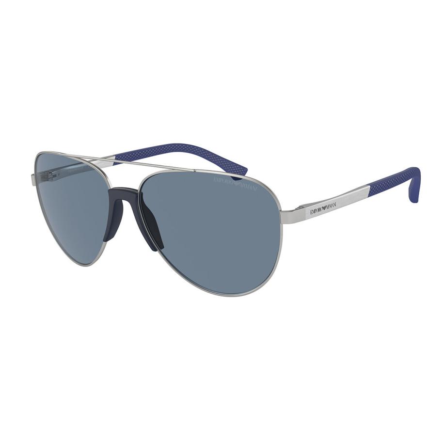 Emporio Armani EA2059 Polarized 30452V Zilver Heren Zonnebril