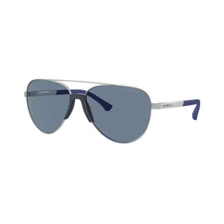 Emporio Armani EA2059 Polarized 30452V Zilver Heren Zonnebril