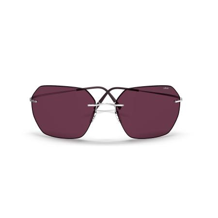 Silhouette Caleum Randloos 8745/75 7000 Zilver Heren Zonnebril