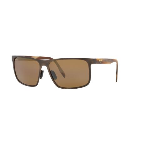 Maui Jim Mannelijk Sunglass Wana - Framekleur: Bruin, Lenskleur: HCLU+00AD Bronze Polarized