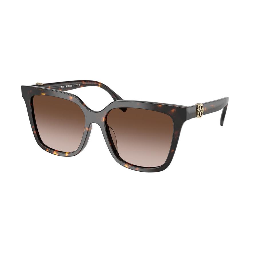 Tory Burch TY7212D Aziatische pasvorm 201613 Tortoiseshell Dames Zonnebril