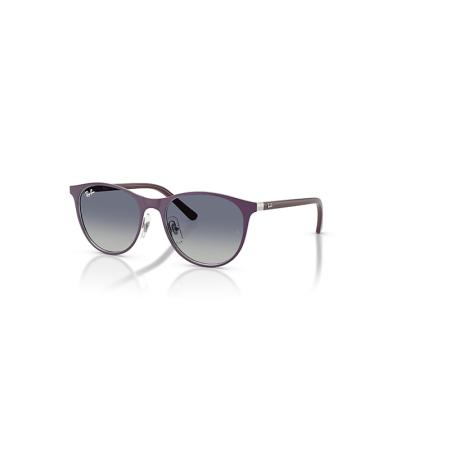 Ray-Ban Unisex Sunglass RB9552S Kids - Framekleur: Mat violet op grijs, Lenskleur: Grijs gradiënt blauw