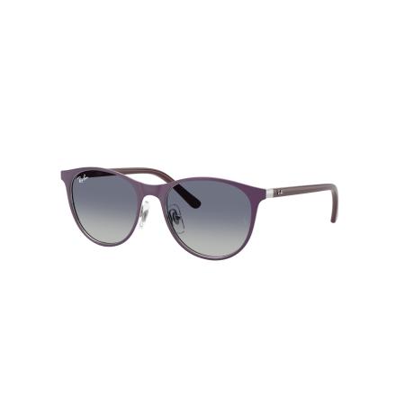 Ray-Ban Unisex Sunglass RB9552S Kids - Framekleur: Mat violet op grijs, Lenskleur: Grijs gradiënt blauw