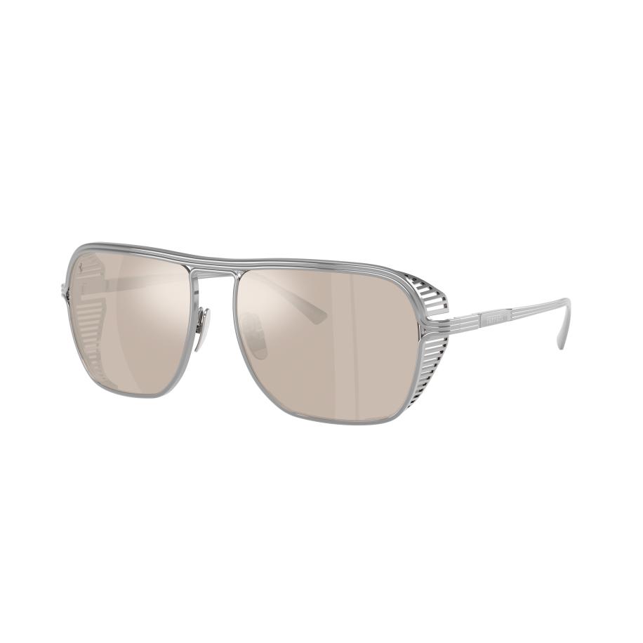 Ferrari Unisex Sunglass FH1014T - Framekleur: Zilver, Lenskleur: Witgoud Blauw