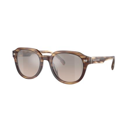 Michael Kors Mannelijk Sunglass MK2216U Eger - Framekleur: Bruin Hoorn, Lenskleur: Bruin Zwart