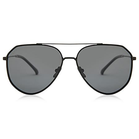 DIFF Dash Polarized matte black+solid grey polarized lens Zwart Heren Zonnebril