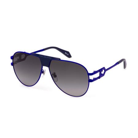 Just Cavalli SJC095 01HR Blauw Heren Zonnebril
