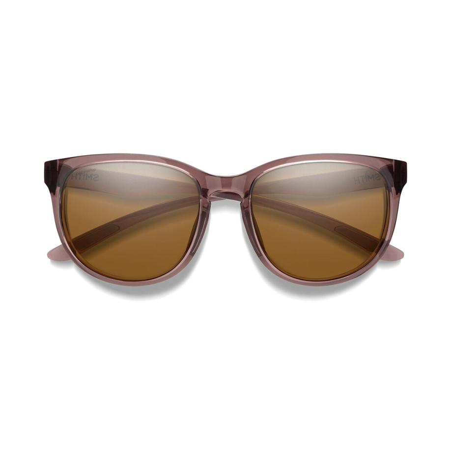 Smith LAKE SHASTA Polarized YL3/L5 Roze Dames Zonnebril