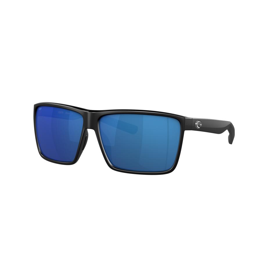 Costa Mannelijk Sunglass 6S9018 Rincon - Framekleur: Matzwart, Lenskleur: Blauw gespiegeld Blauw