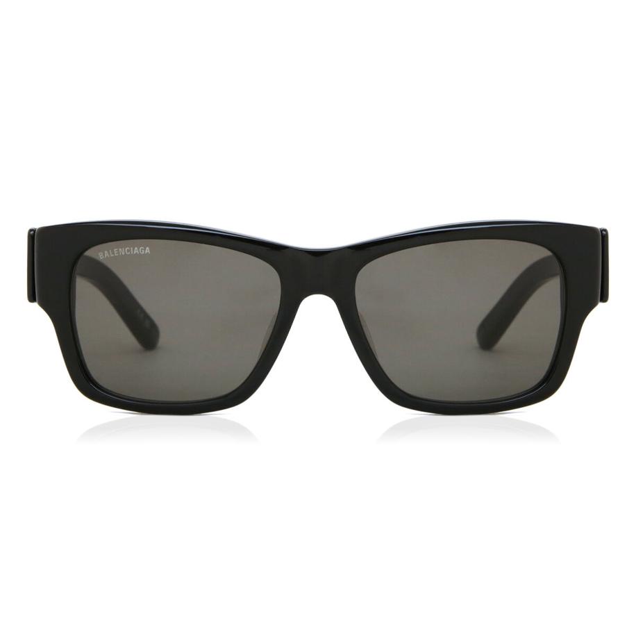 Balenciaga BB0262SA Aziatische pasvorm 1 Zwart Heren Zonnebril