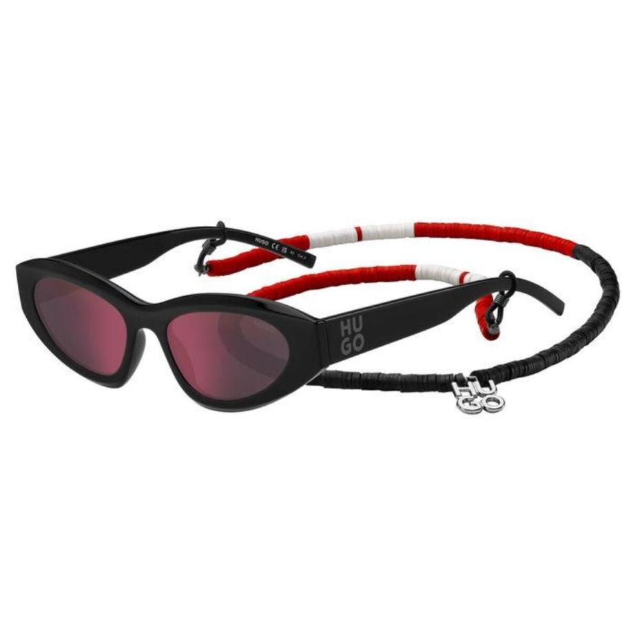 HUGO HG 1282/S 807/AO Zwart Dames Zonnebril