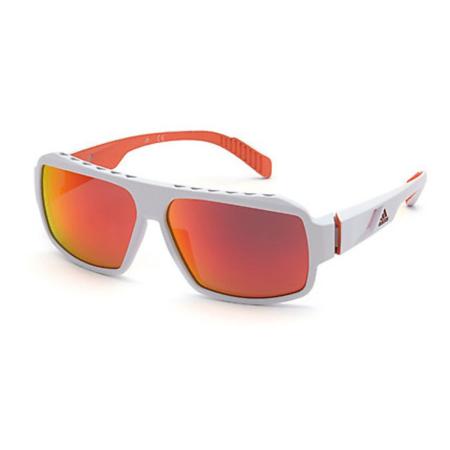 Adidas Sport SP0026 21L Wit Heren Zonnebril