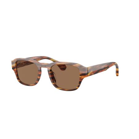 Alain Mikli Mannelijk Sunglass A05506 - Framekleur: Gespikkeld Havana, Lenskleur: Polar bruin