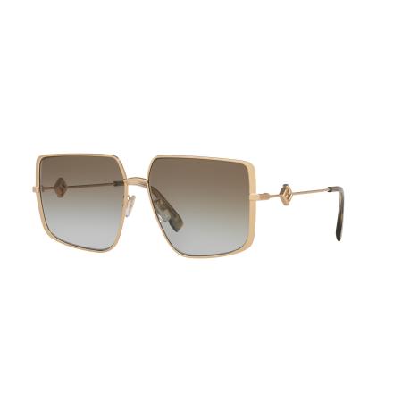 Fendi Vrouwelijk Sunglass Fe40148U - Framekleur: Goud, Lenskleur: Groen gradiënt