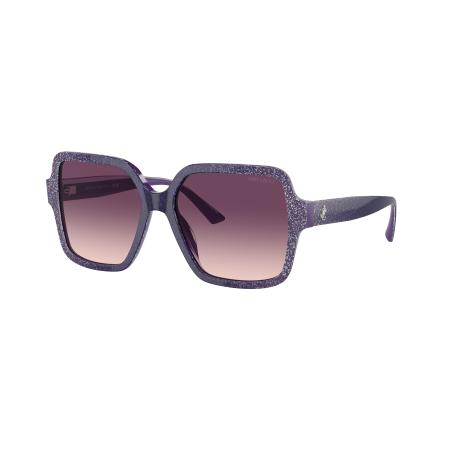 Jimmy Choo Vrouwelijk Sunglass JC5005 - Framekleur: Violet gradiënt glitter, Lenskleur: Roze gradiënt violet