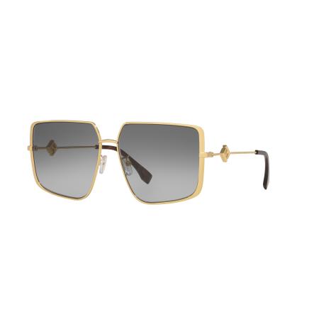 Fendi Vrouwelijk Sunglass Fe40148U - Framekleur: Goud, Lenskleur: Grijs Gradiënt