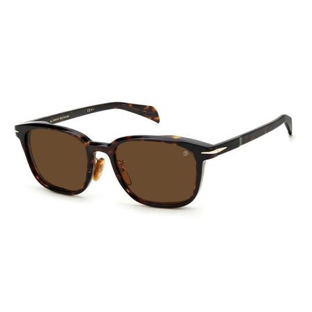 David Beckham DB 7081/F/S Aziatische pasvorm 086/70 Tortoiseshell Heren Zonnebril