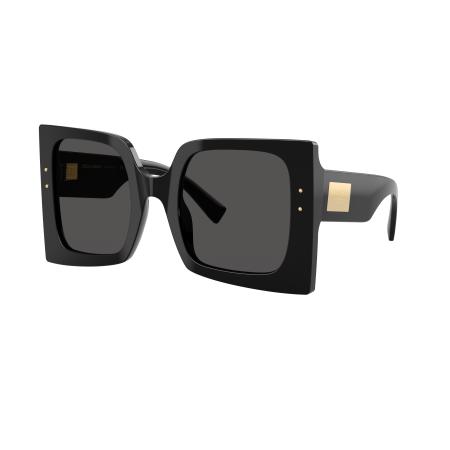 Dolce&Gabbana Vrouwelijk Sunglass DG4490 - Framekleur: Zwart, Lenskleur: Donkergrijs