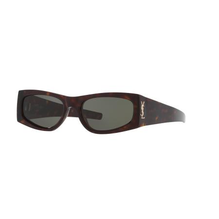 Saint Laurent Vrouwelijk Sunglass SL M140 - Framekleur: Tortoise, Lenskleur: Grijs