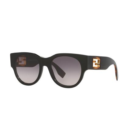 Fendi Vrouwelijk Sunglass Fe40147I - Framekleur: Zwart, Lenskleur: Grijs Gradiënt